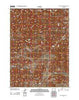 Moonshine Peak Wyoming Historical topographic map, 1:24000 scale, 7.5 X 7.5 Minute, Year 2012