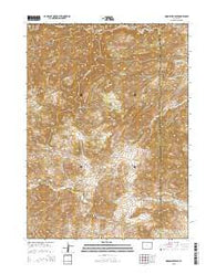 Moonshine Peak Wyoming Current topographic map, 1:24000 scale, 7.5 X 7.5 Minute, Year 2015