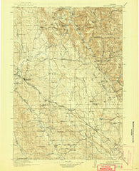 Moorcroft Wyoming Historical topographic map, 1:125000 scale, 30 X 30 Minute, Year 1918