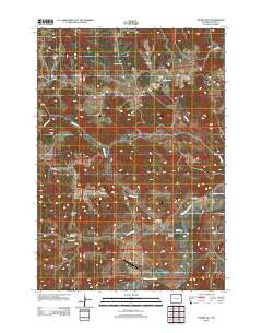 Moore Hill Wyoming Historical topographic map, 1:24000 scale, 7.5 X 7.5 Minute, Year 2012