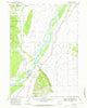 Moose Wyoming Historical topographic map, 1:24000 scale, 7.5 X 7.5 Minute, Year 1968