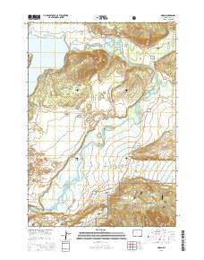 Moran Wyoming Current topographic map, 1:24000 scale, 7.5 X 7.5 Minute, Year 2015