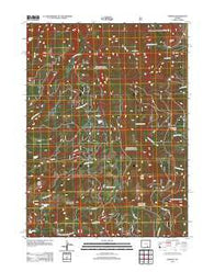 Morgan Wyoming Historical topographic map, 1:24000 scale, 7.5 X 7.5 Minute, Year 2012