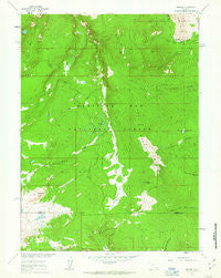 Morgan Wyoming Historical topographic map, 1:24000 scale, 7.5 X 7.5 Minute, Year 1961