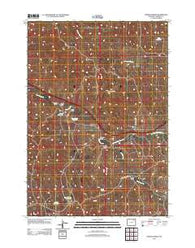 Morgan Draw Wyoming Historical topographic map, 1:24000 scale, 7.5 X 7.5 Minute, Year 2012