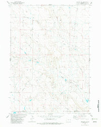 Morrisey SE Wyoming Historical topographic map, 1:24000 scale, 7.5 X 7.5 Minute, Year 1982