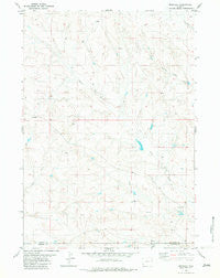 Morrisey Wyoming Historical topographic map, 1:24000 scale, 7.5 X 7.5 Minute, Year 1982