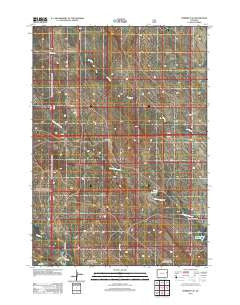 Morrisey SE Wyoming Historical topographic map, 1:24000 scale, 7.5 X 7.5 Minute, Year 2012