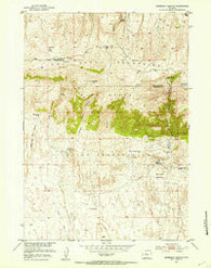 Morrison Canyon Wyoming Historical topographic map, 1:24000 scale, 7.5 X 7.5 Minute, Year 1951