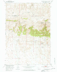 Morrison Canyon Wyoming Historical topographic map, 1:24000 scale, 7.5 X 7.5 Minute, Year 1951
