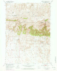 Morrison Canyon Wyoming Historical topographic map, 1:24000 scale, 7.5 X 7.5 Minute, Year 1951