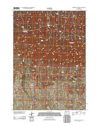 Morrison Canyon Wyoming Historical topographic map, 1:24000 scale, 7.5 X 7.5 Minute, Year 2012