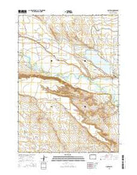 Morton Wyoming Current topographic map, 1:24000 scale, 7.5 X 7.5 Minute, Year 2015