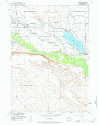 Morton Wyoming Historical topographic map, 1:24000 scale, 7.5 X 7.5 Minute, Year 1959