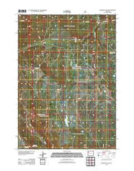 Mosquito Lake Wyoming Historical topographic map, 1:24000 scale, 7.5 X 7.5 Minute, Year 2012