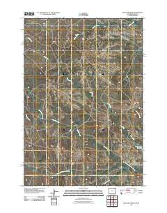 Moulton Creek Wyoming Historical topographic map, 1:24000 scale, 7.5 X 7.5 Minute, Year 2011