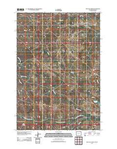 Moulton Creek Wyoming Historical topographic map, 1:24000 scale, 7.5 X 7.5 Minute, Year 2012