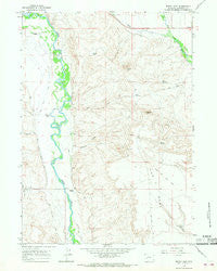Mount Airy Wyoming Historical topographic map, 1:24000 scale, 7.5 X 7.5 Minute, Year 1964