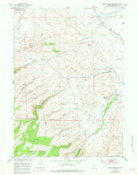 Mount Arter SE Wyoming Historical topographic map, 1:24000 scale, 7.5 X 7.5 Minute, Year 1953