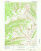 Mount Bannon Wyoming Historical topographic map, 1:24000 scale, 7.5 X 7.5 Minute, Year 1968