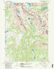 Mount Bonneville Wyoming Historical topographic map, 1:24000 scale, 7.5 X 7.5 Minute, Year 1981