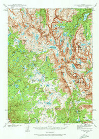 Mount Bonneville Wyoming Historical topographic map, 1:62500 scale, 15 X 15 Minute, Year 1938