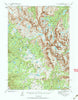 Mount Bonneville Wyoming Historical topographic map, 1:62500 scale, 15 X 15 Minute, Year 1938
