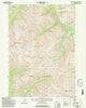 Mount Burwell Wyoming Historical topographic map, 1:24000 scale, 7.5 X 7.5 Minute, Year 1991