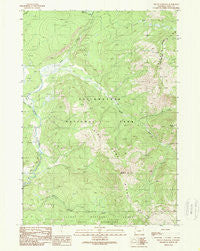 Mount Hancock Wyoming Historical topographic map, 1:24000 scale, 7.5 X 7.5 Minute, Year 1989