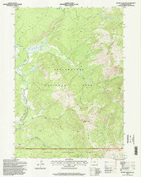 Mount Hancock Wyoming Historical topographic map, 1:24000 scale, 7.5 X 7.5 Minute, Year 1996