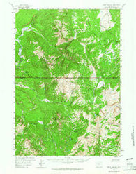 Mount Hancock Wyoming Historical topographic map, 1:62500 scale, 15 X 15 Minute, Year 1959