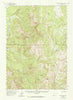 Mount Hancock Wyoming Historical topographic map, 1:62500 scale, 15 X 15 Minute, Year 1959
