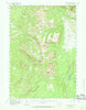 Mount Holmes Wyoming Historical topographic map, 1:62500 scale, 15 X 15 Minute, Year 1958