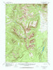 Mount Holmes Wyoming Historical topographic map, 1:62500 scale, 15 X 15 Minute, Year 1958