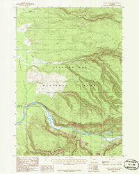 Mount Jackson Wyoming Historical topographic map, 1:24000 scale, 7.5 X 7.5 Minute, Year 1986