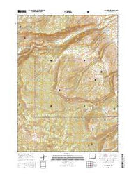 Mount Arter Wyoming Current topographic map, 1:24000 scale, 7.5 X 7.5 Minute, Year 2015