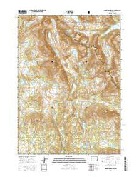 Mount Bonneville Wyoming Current topographic map, 1:24000 scale, 7.5 X 7.5 Minute, Year 2015