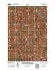 Mount Burwell Wyoming Historical topographic map, 1:24000 scale, 7.5 X 7.5 Minute, Year 2012