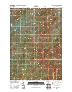 Mount Chittenden Wyoming Historical topographic map, 1:24000 scale, 7.5 X 7.5 Minute, Year 2012
