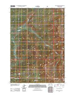 Mount Hancock Wyoming Historical topographic map, 1:24000 scale, 7.5 X 7.5 Minute, Year 2012
