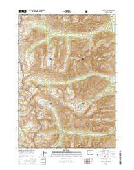 Mount Moran Wyoming Current topographic map, 1:24000 scale, 7.5 X 7.5 Minute, Year 2015