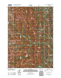 Mount Schidler Wyoming Historical topographic map, 1:24000 scale, 7.5 X 7.5 Minute, Year 2012
