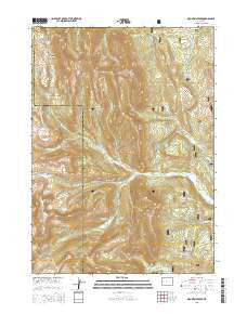 Mount Schidler Wyoming Current topographic map, 1:24000 scale, 7.5 X 7.5 Minute, Year 2015