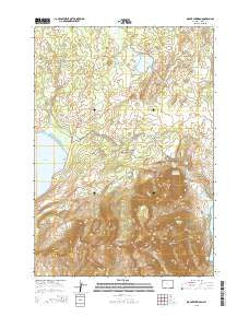 Mount Sheridan Wyoming Current topographic map, 1:24000 scale, 7.5 X 7.5 Minute, Year 2015