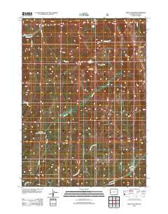 Mount Wagner Wyoming Historical topographic map, 1:24000 scale, 7.5 X 7.5 Minute, Year 2012