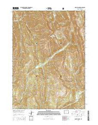 Mount Wagner Wyoming Current topographic map, 1:24000 scale, 7.5 X 7.5 Minute, Year 2015