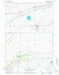 Mountain View Wyoming Historical topographic map, 1:24000 scale, 7.5 X 7.5 Minute, Year 1964