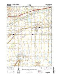 Mountain View Wyoming Current topographic map, 1:24000 scale, 7.5 X 7.5 Minute, Year 2015