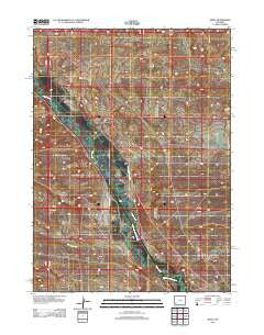 Moxa Wyoming Historical topographic map, 1:24000 scale, 7.5 X 7.5 Minute, Year 2012