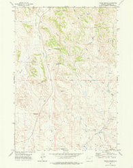 Moyer Springs Wyoming Historical topographic map, 1:24000 scale, 7.5 X 7.5 Minute, Year 1971